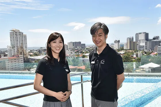 日本人職員が複数人在籍