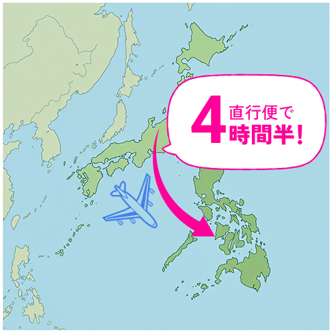 時差1時間!短期集中留学に最適