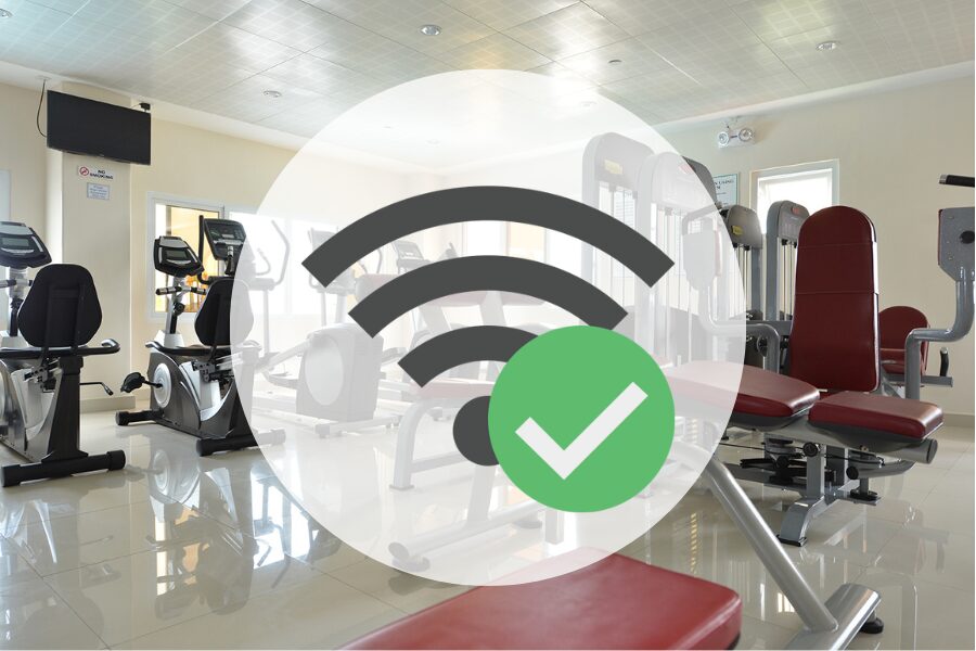 ジムでWIFIが使える