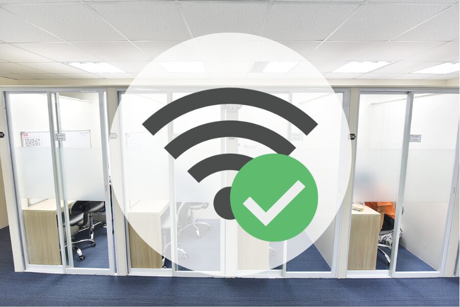 教室でWIFIが繋がる