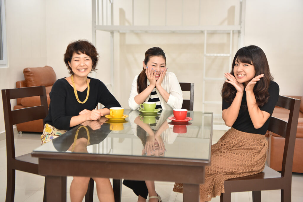 複数人部屋での留学生活イメージ